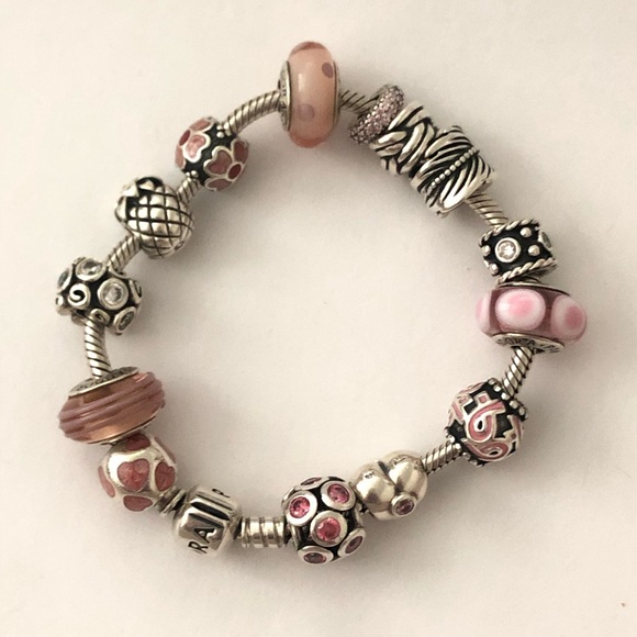 💕3/$85 Breast Cancer PANDORA 925 & Pink Charm - Picture 8 of 8